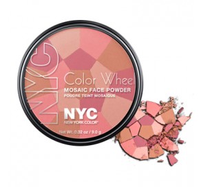 NYC New York Color Color Wheel Mosaic Face Powder